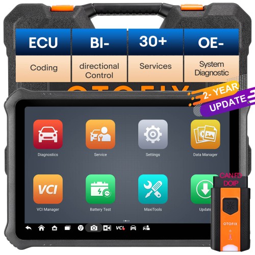 OTOFIX D1 PROS Car Diagnostic Tool Support ECU Coding, 40+ Services, OE Full Diagnoses, Bi-Directional Control, Guided Functions, Auto Scan 2.0, CANFD