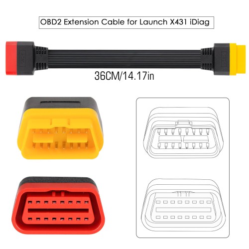 OBD2 Extension Cable for Launch X431 iDiag  Easydiag 3.0