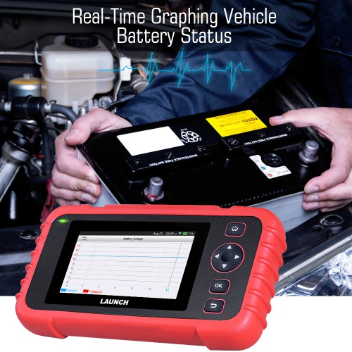 (Second-hand 90% New)LAUNCH CRP123X OBD2 Scanner Professionale Automotive Code reader