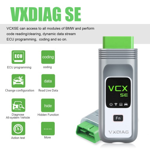 (Second-hand 90% New)VXDIAG VCX SE for BMW Hardware with S/N V94SE*** Support to Add License for Other Brands