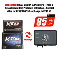 Discounted KESS3 Master Truck Agriculture Bench Boot Protocols Activation for Original KESS V2/Ktag Users